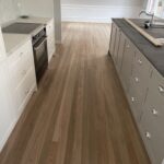 floor bleaching in kitchen