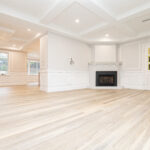 floor bleaching hallway and living area